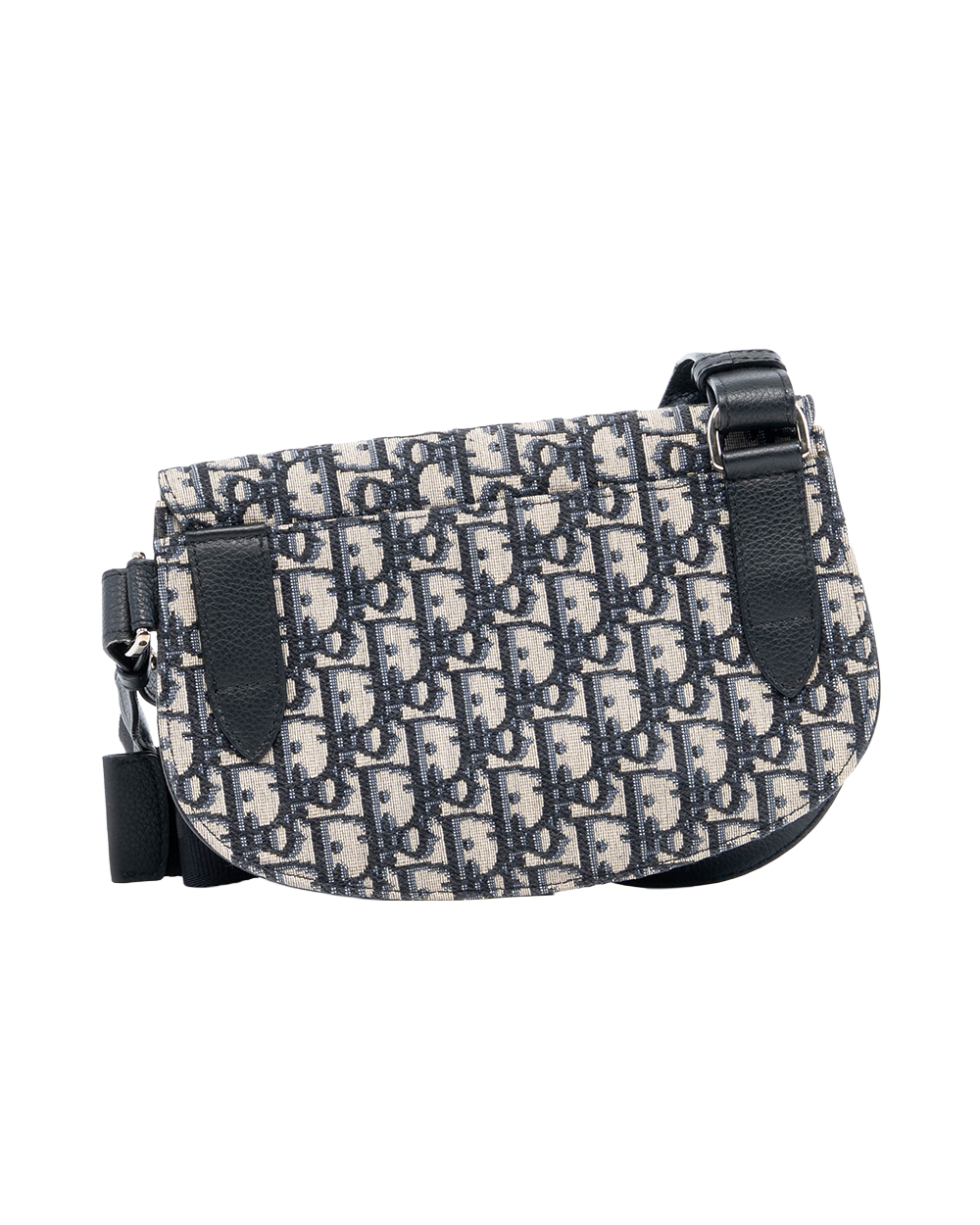 DIOR SADDLE POUCH NAVY OBLIQUE JACUARD SHW 19 BO 0290 00323