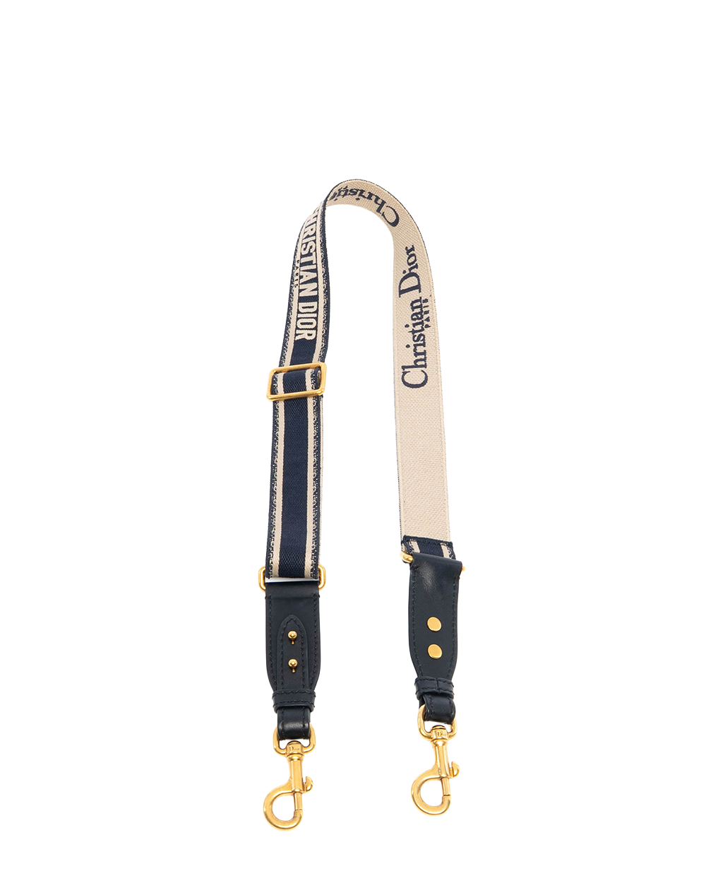 DIOR STRAP BLUE OBLIQUE JACUARD GHW 7344