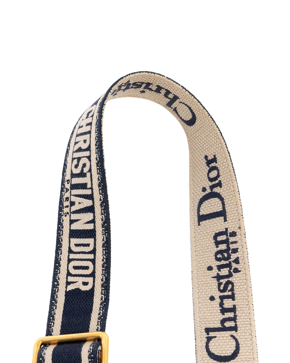 DIOR STRAP BLUE OBLIQUE JACUARD GHW 7348