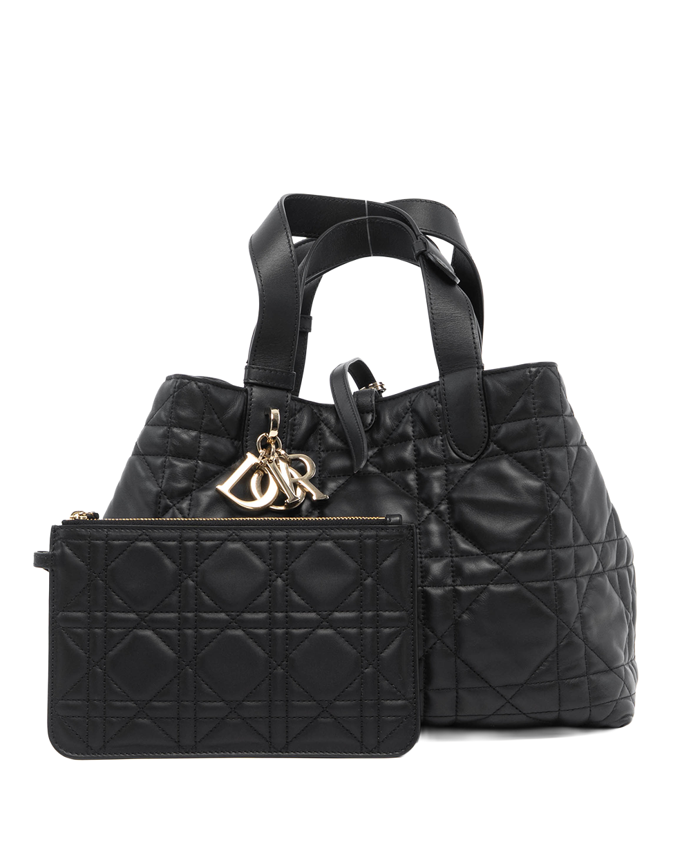 DIOR TOUJOURS BAG MEDIUM BLACK LAMB GHW 09 MA 0253 57291