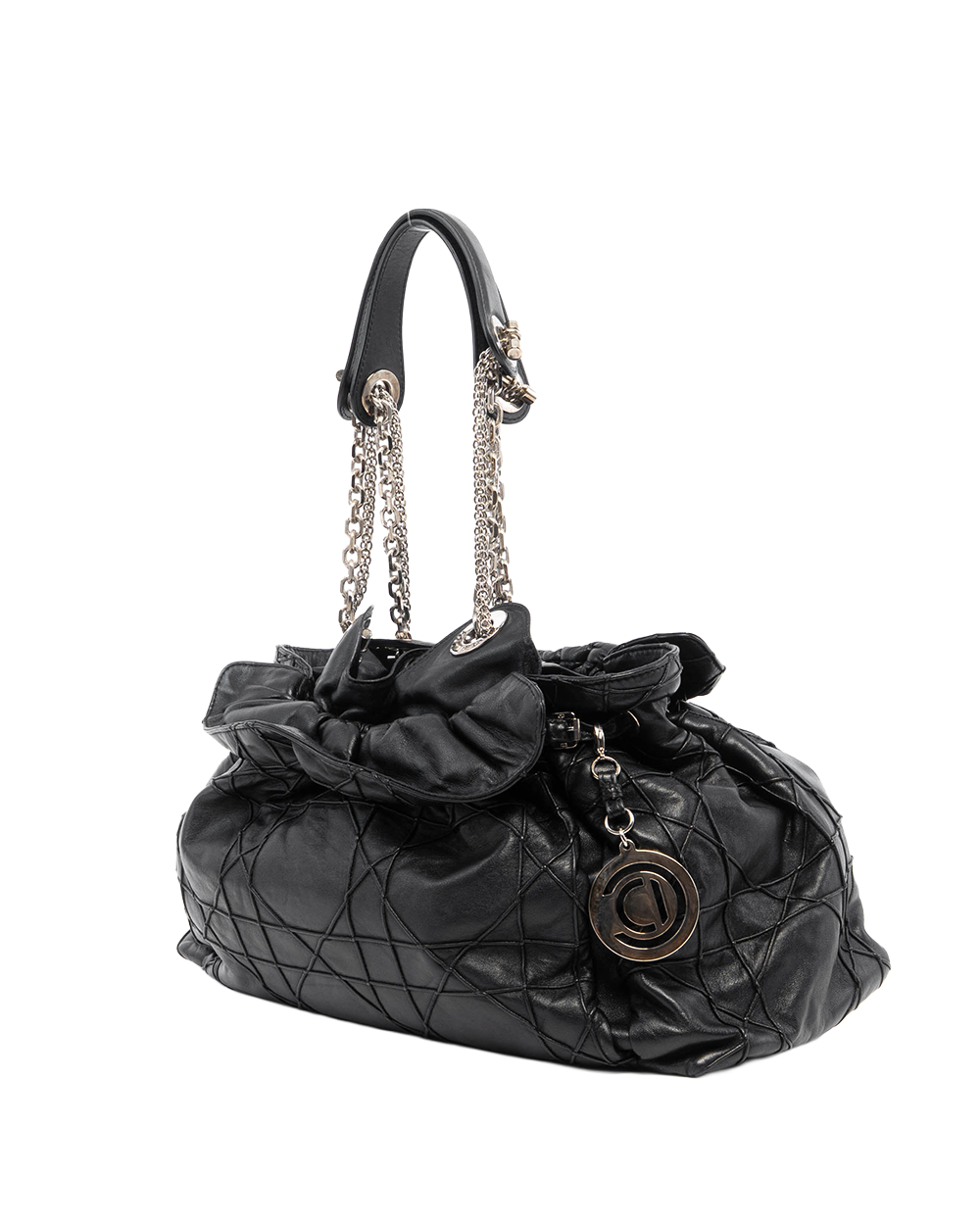 DIOR TRENTE SHOLDER BAG BLACK CALF SHW 02 BO 0029 57242