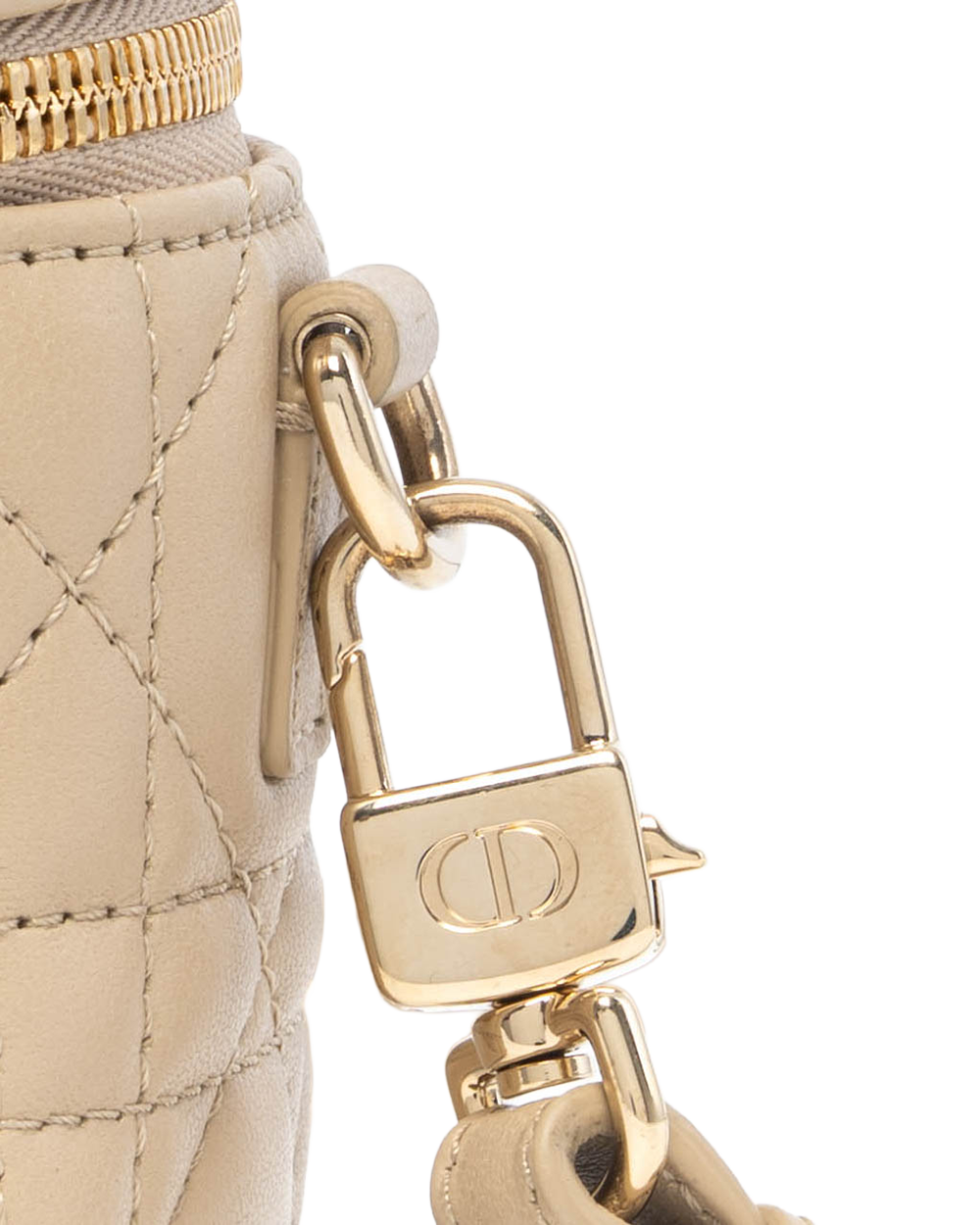 DIOR VANITY MICRO BEIGE LAMB GHW 40 MA 0221 5164