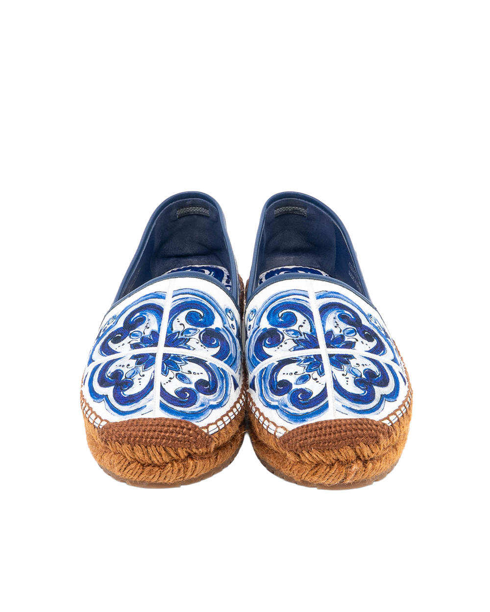 DOLCE&GABBANA ESPADRILLES 37 BLUE CE0119 8217