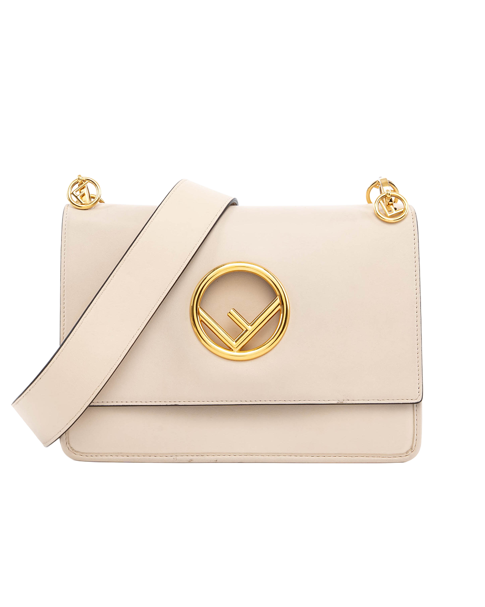 FENDI KAN I WHITE CALF GHW 8BT284 2IH 189 8241 04433