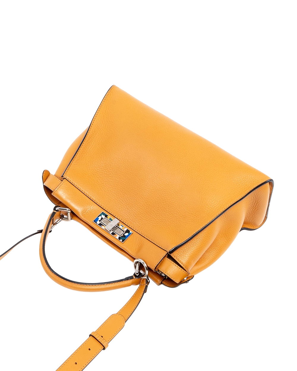 FENDI PIKABOO YELLOW CALF SHW 8 BN290 5ZY 168 8040 01476