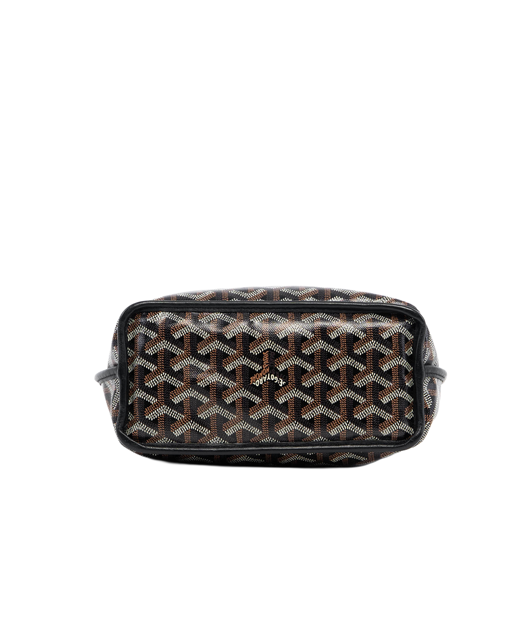 GOYARD ANJOU MINI BLACK CANVAS SHW SUT 020222 00056