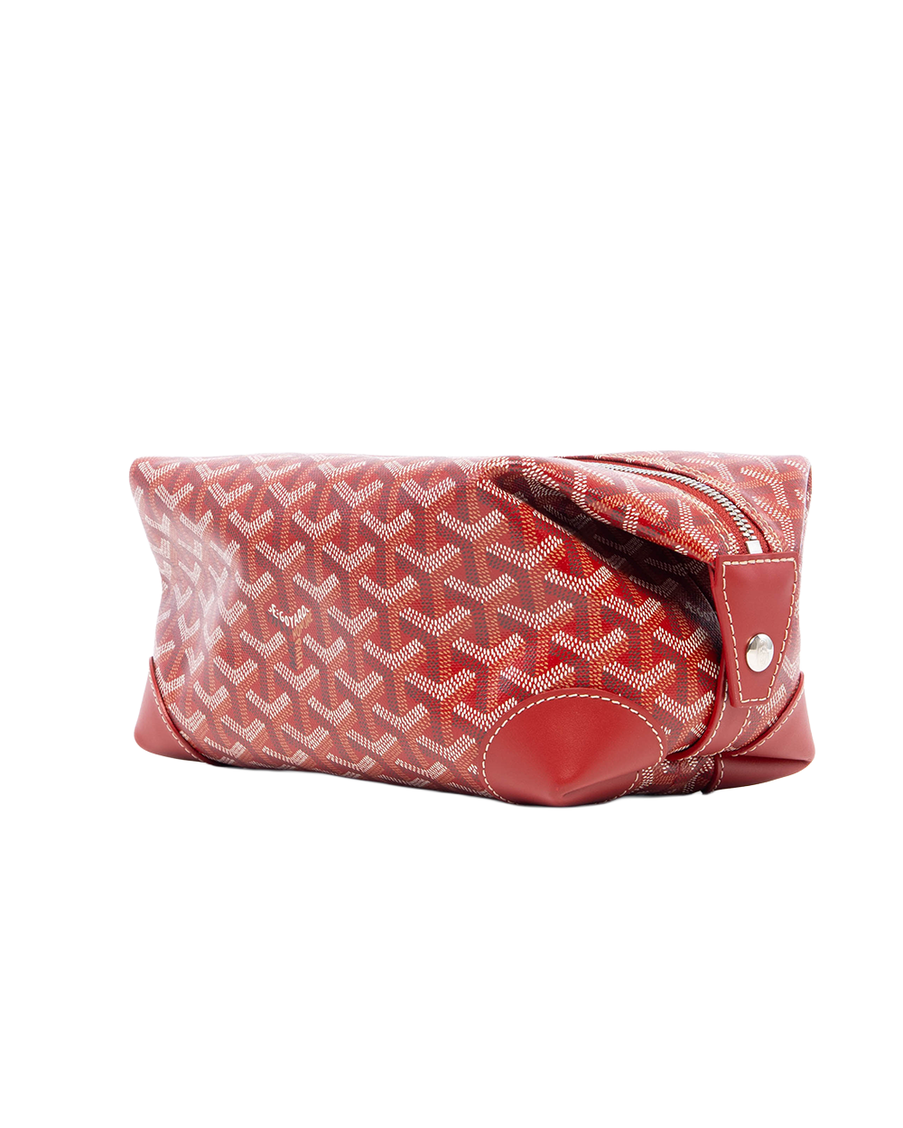 GOYARD BOEING TOILET 25 RED CANVAS SHW CHN 120241 8100
