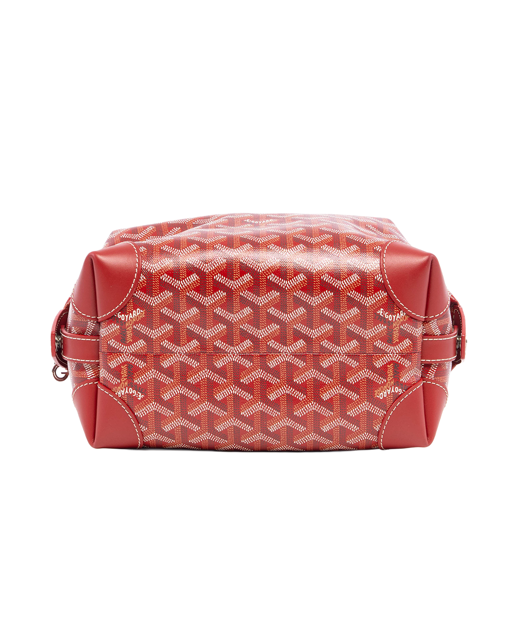 GOYARD BOEING TOILET 25 RED CANVAS SHW CHN 120241 8103