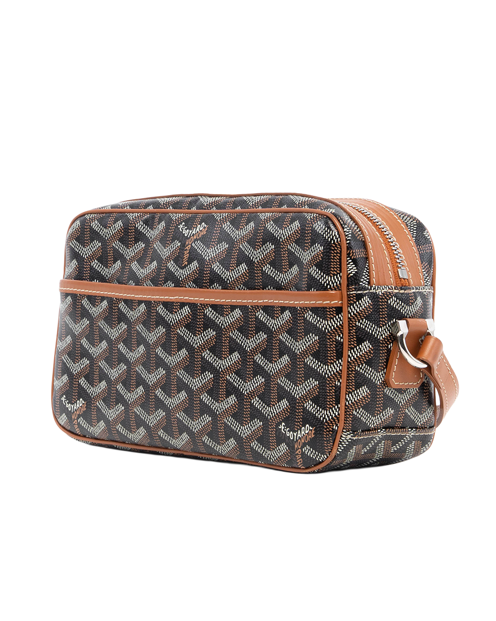 GOYARD CAP VERT BROWN CANVAS SHW SIS 020237 2047