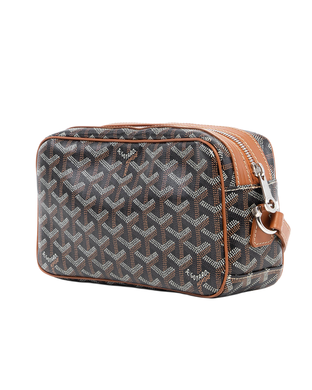 GOYARD CAP VERT BROWN CANVAS SHW SIS 020237 2048