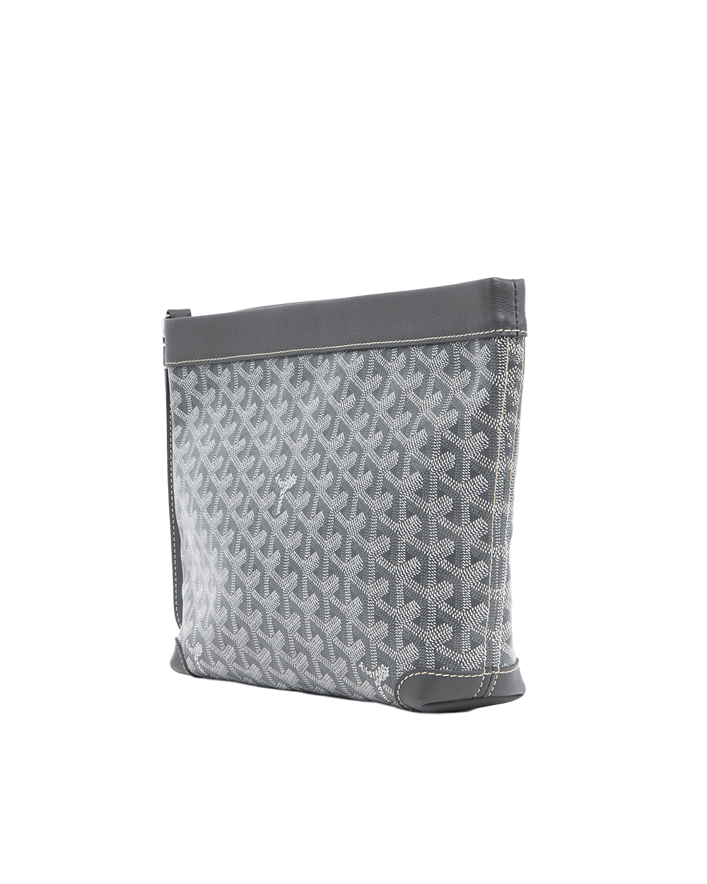 GOYARD CONTI POUCH PM GRAY CANVAS SHW 1064