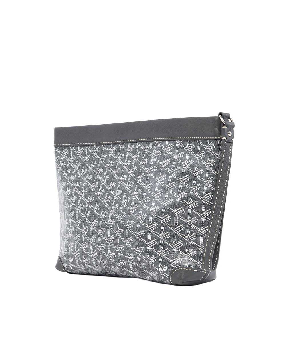 GOYARD CONTI POUCH PM GRAY CANVAS SHW 1065