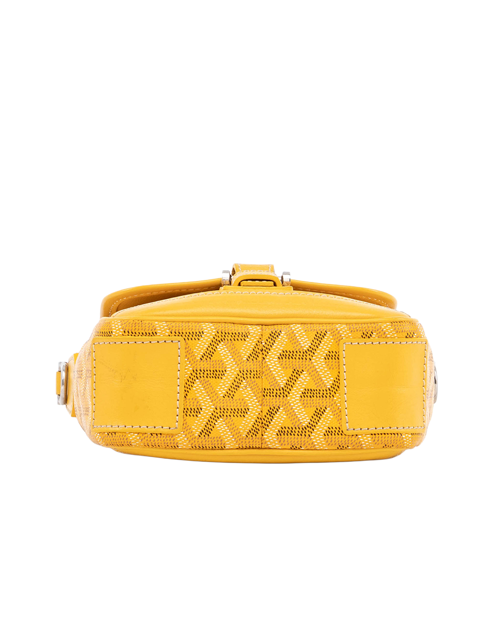 GOYARD GRAND BLEU MESSENGER PM YELLOW CANVAS SHW ARN 020081 04369