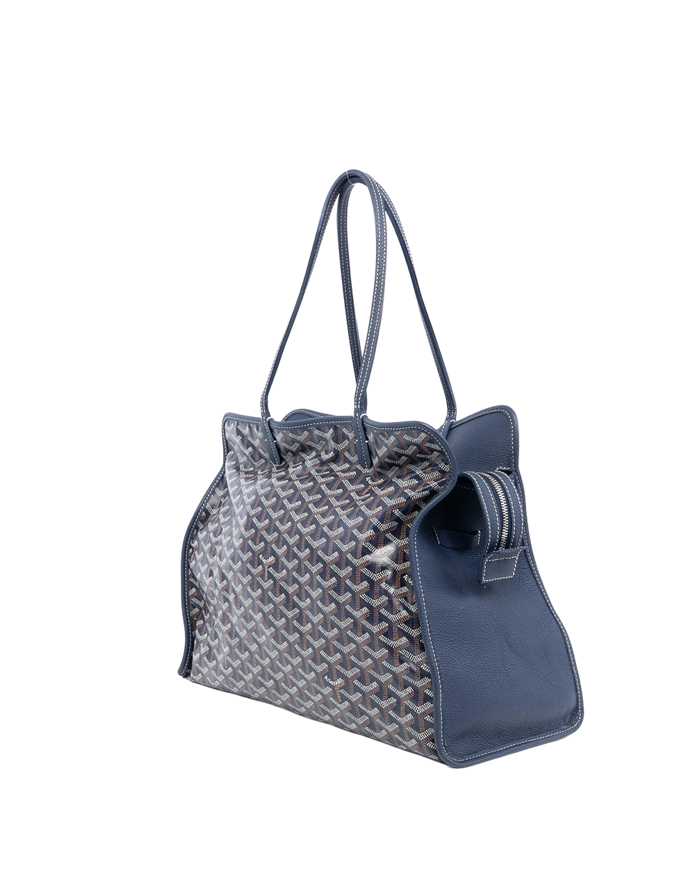GOYARD HARDY NAVY CANVAS SHW LME 120220 02246