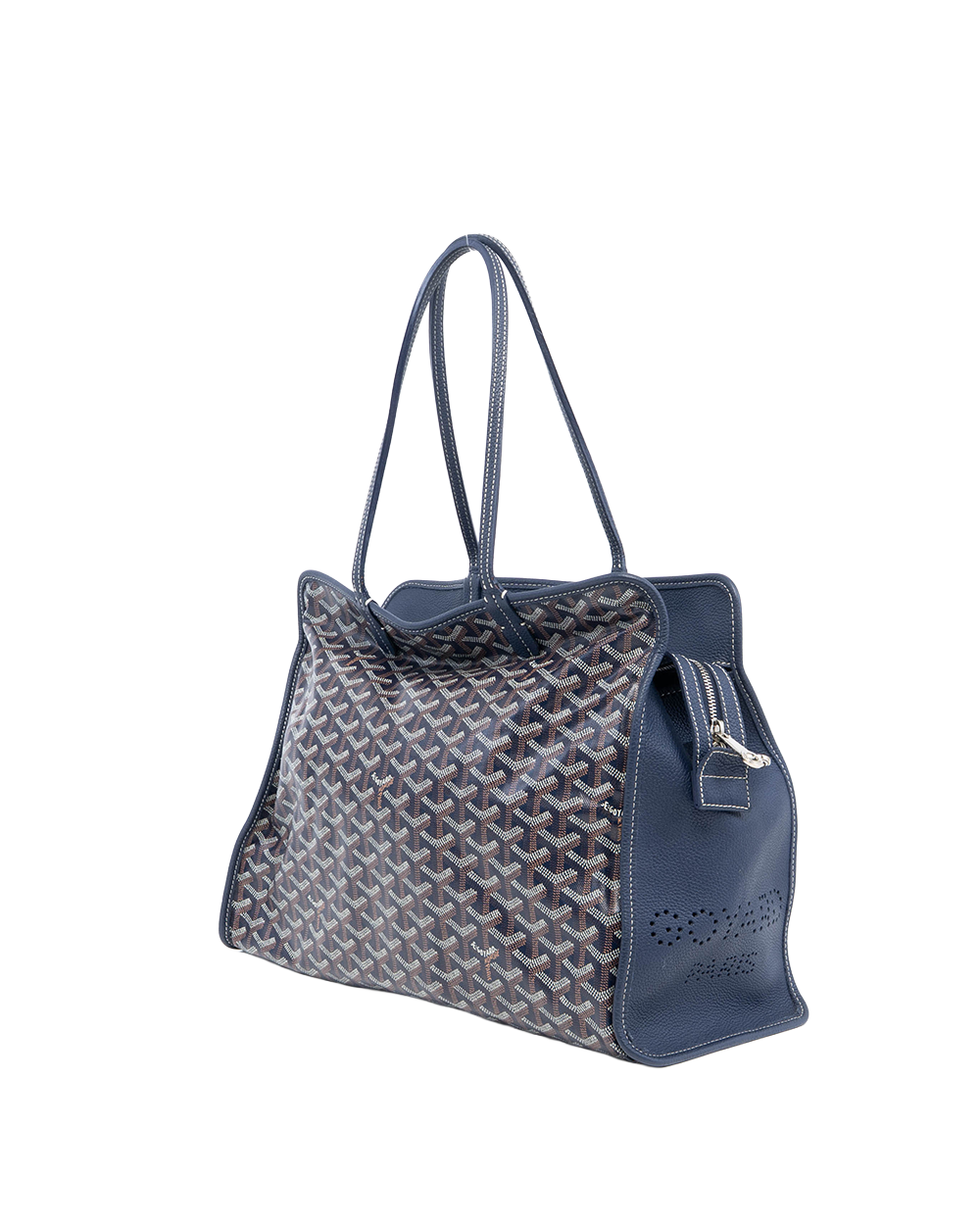 GOYARD HARDY NAVY CANVAS SHW LME 120220 02247