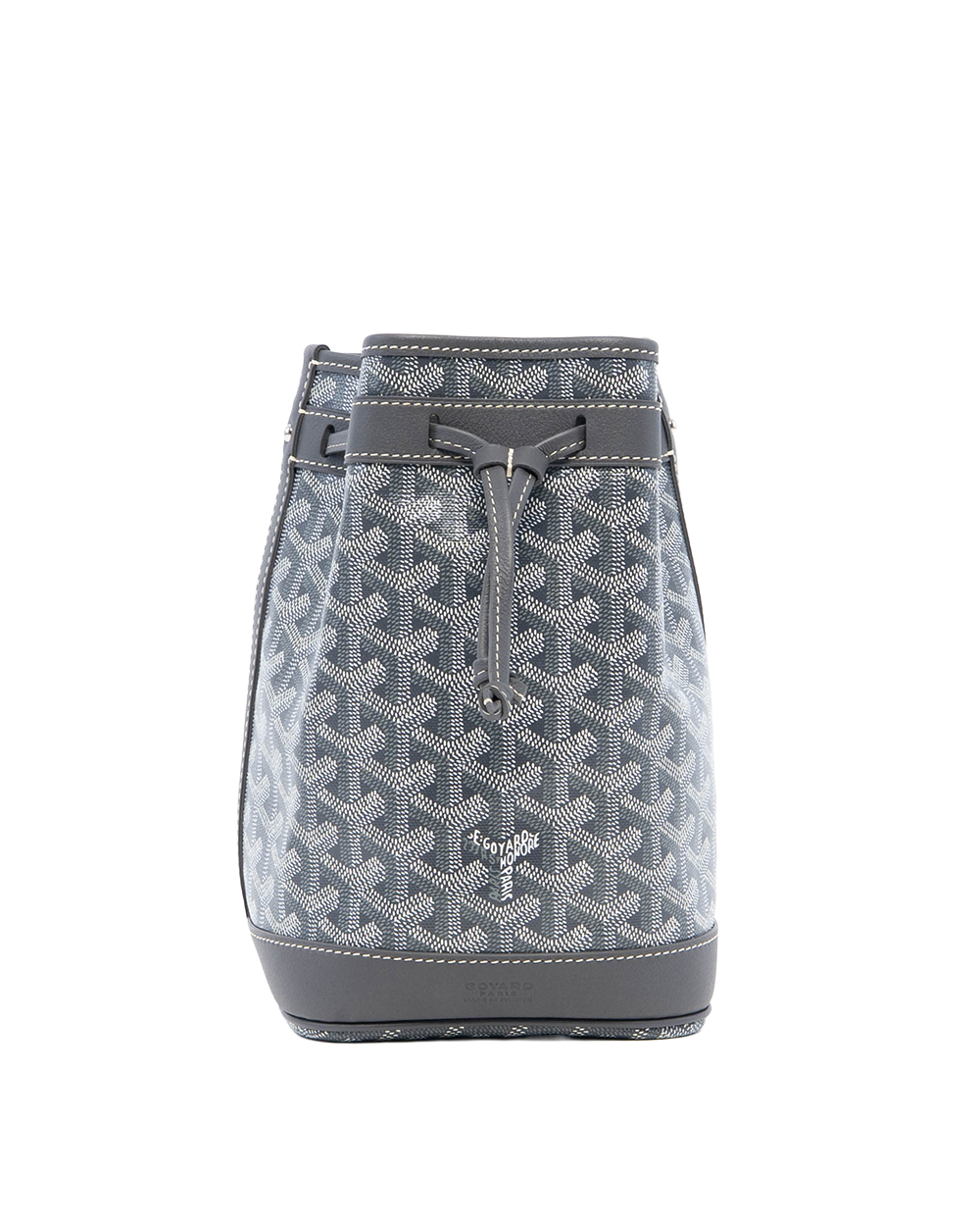 GOYARD PETIT FLOT GREY CANVAS SHW LME 020253 8000