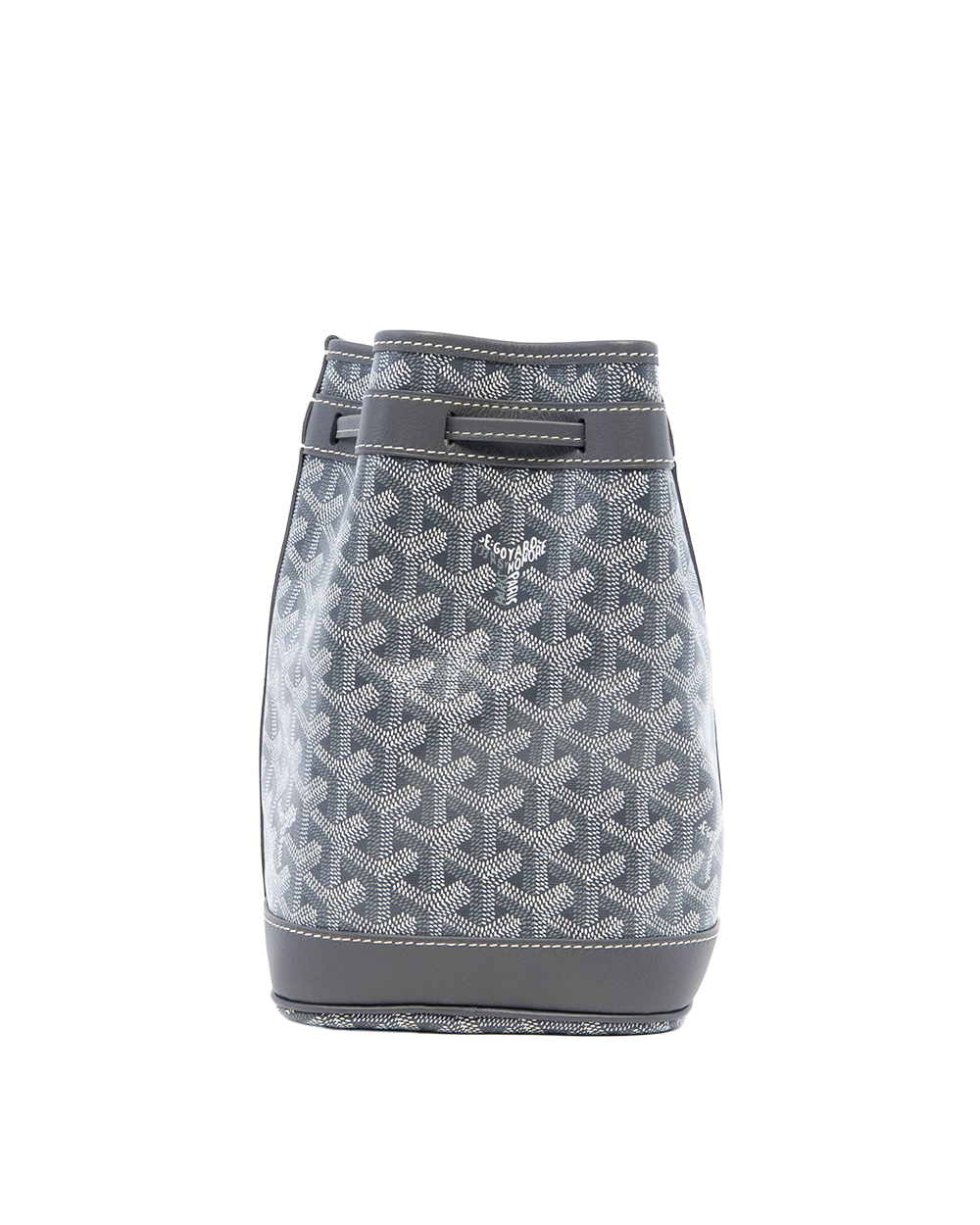 GOYARD PETIT FLOT GREY CANVAS SHW LME 020253 8003