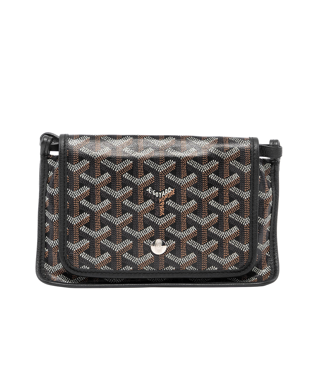 GOYARD PLUMET BLACK CANVAS SHW 05180