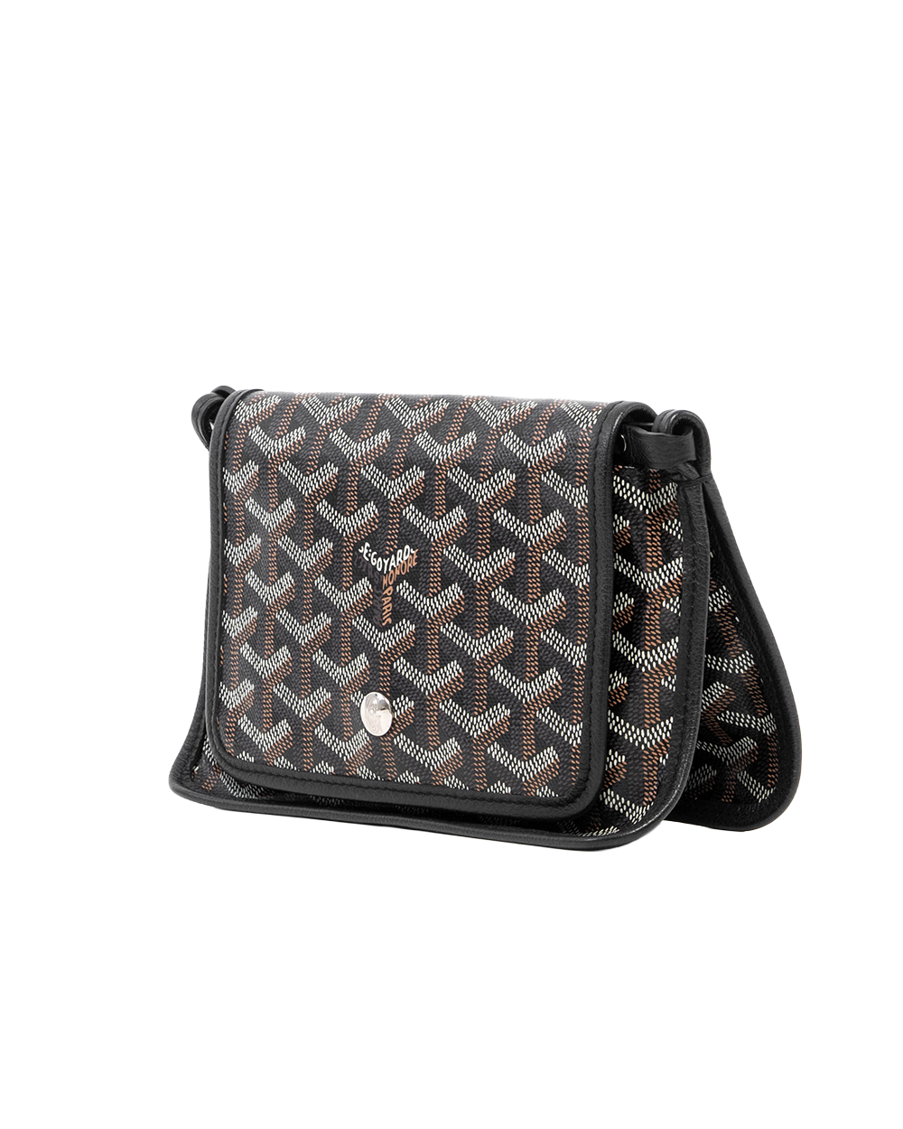GOYARD PLUMET BLACK CANVAS SHW 05181