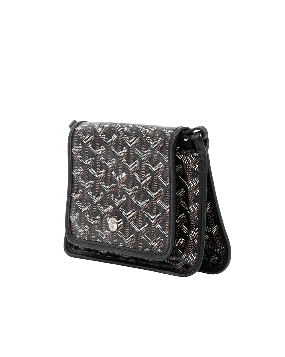 GOYARD PLUMET POCKET BLACK CANVAS SHW ADM 020192 05215