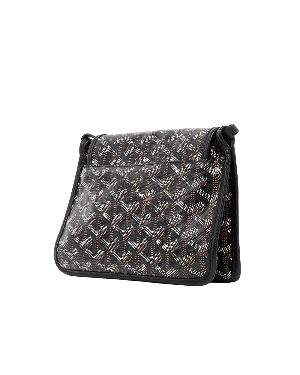 GOYARD PLUMET POCKET BLACK CANVAS SHW ADM 020192 05216