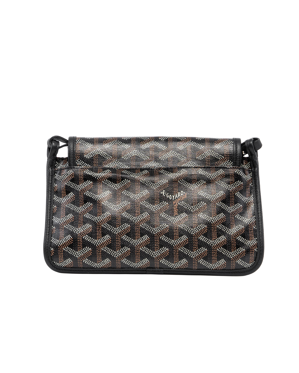 GOYARD PLUMET POCKET BLACK CANVAS SHW ADM 020192 05217