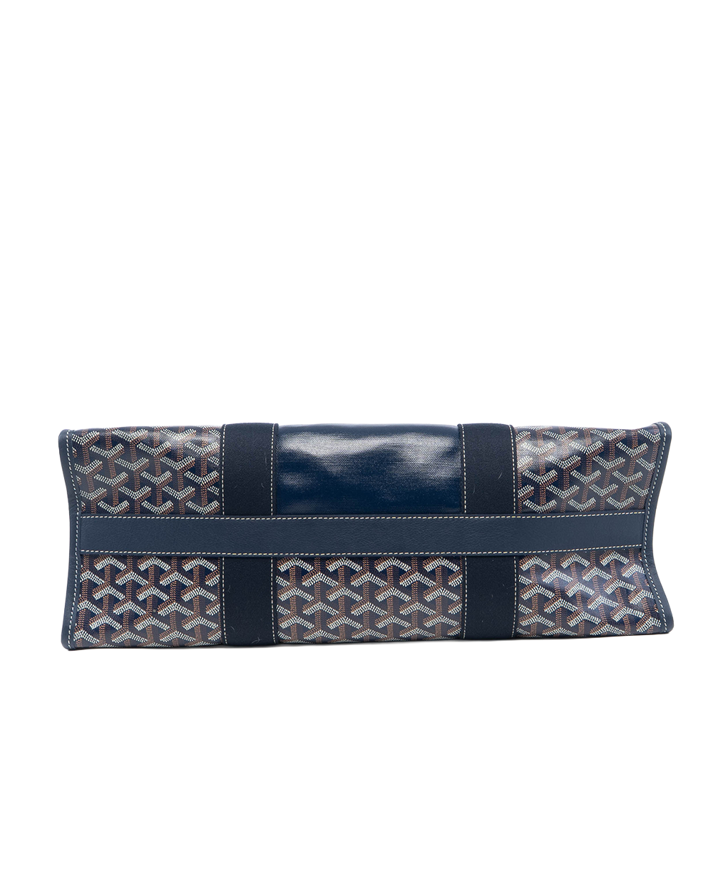 GOYARD VILLETTE TOTE MM BLUE NAVY CANVAS MAE120221 82408