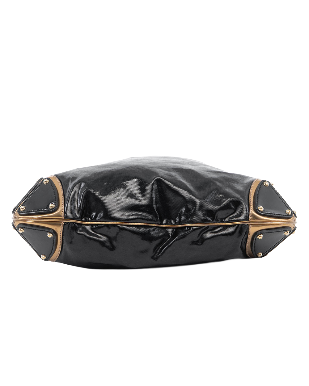 GUCCI BAMBOO TWO WAY BLACK PATENT GHW 189867 520752 2184