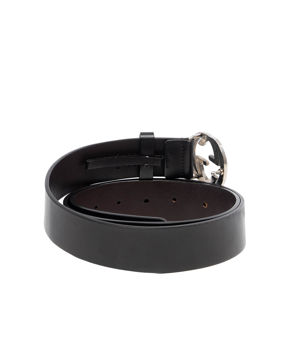 GUCCI BELT 3.5 CM 105 BROWN CALF SHW 5296