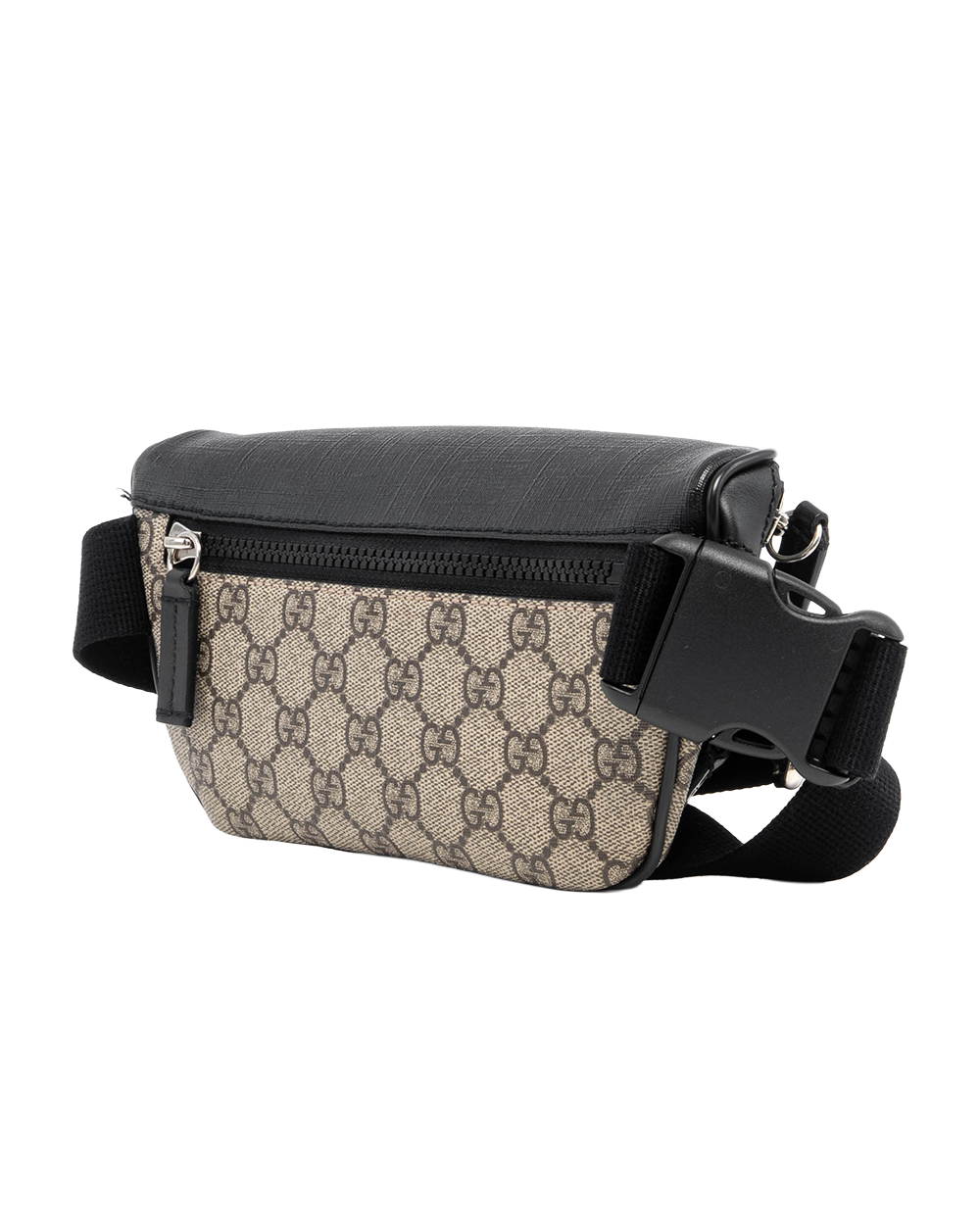 GUCCI BELT BAG OVAL BROWN GG MONOGRAM CANVAS SHW 450946 204046 04456