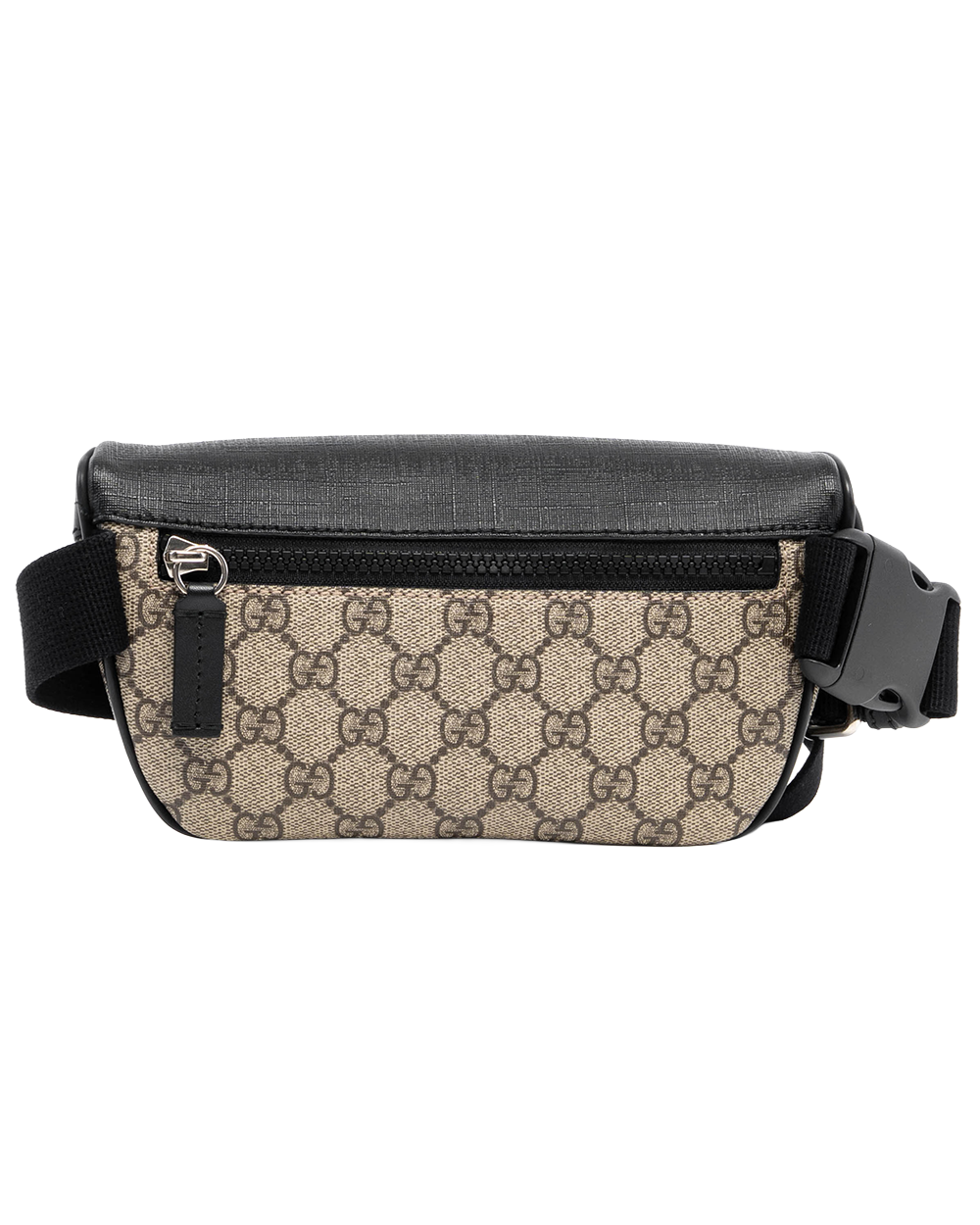 GUCCI BELT BAG OVAL BROWN GG MONOGRAM CANVAS SHW 450946 204046 04457