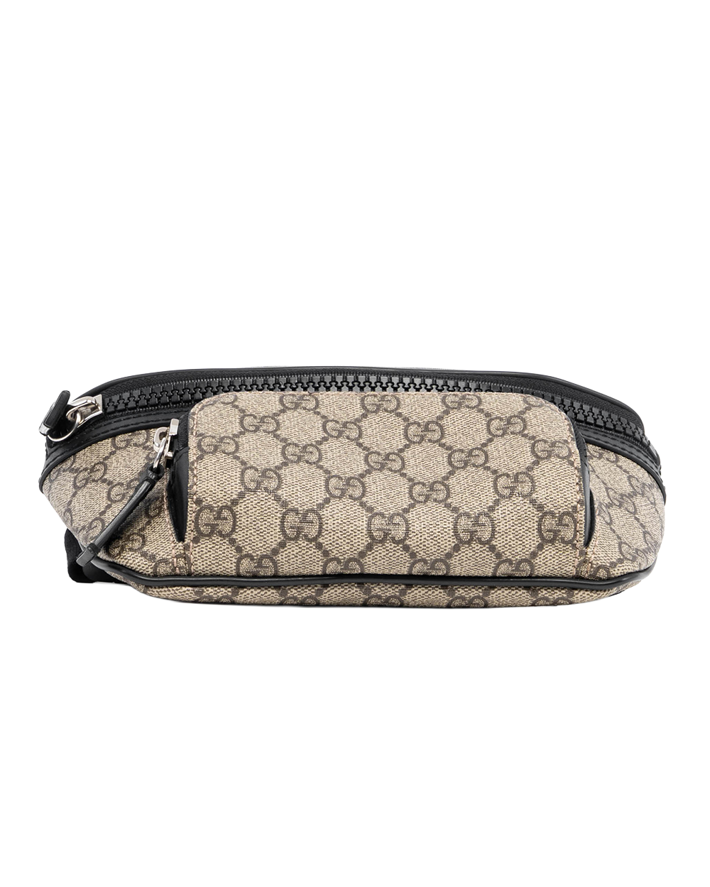 GUCCI BELT BAG OVAL BROWN GG MONOGRAM CANVAS SHW 450946 204046 04458