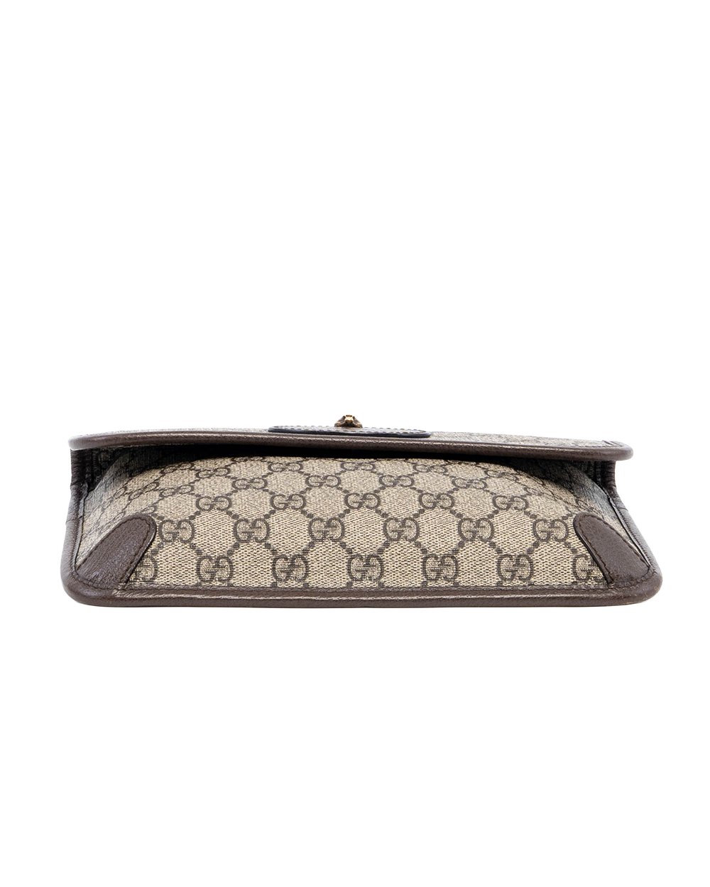 GUCCI BELT BAG TIGER BROWN GG MONOGRAM CANVAS GHW 493930 520981 03412
