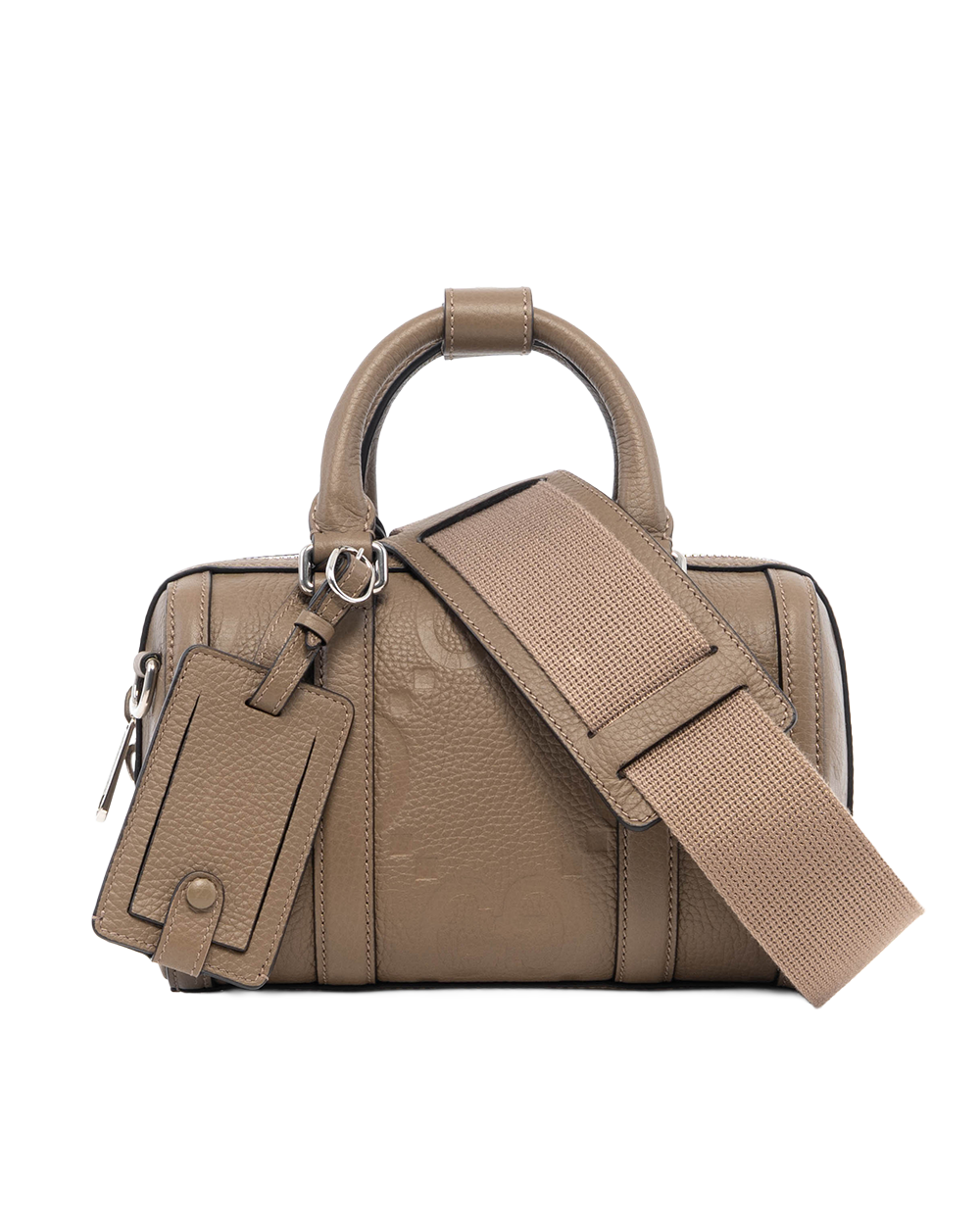 GUCCI BOSTON BROWN EMBOSSED CALF SHW 725292 498045 57273