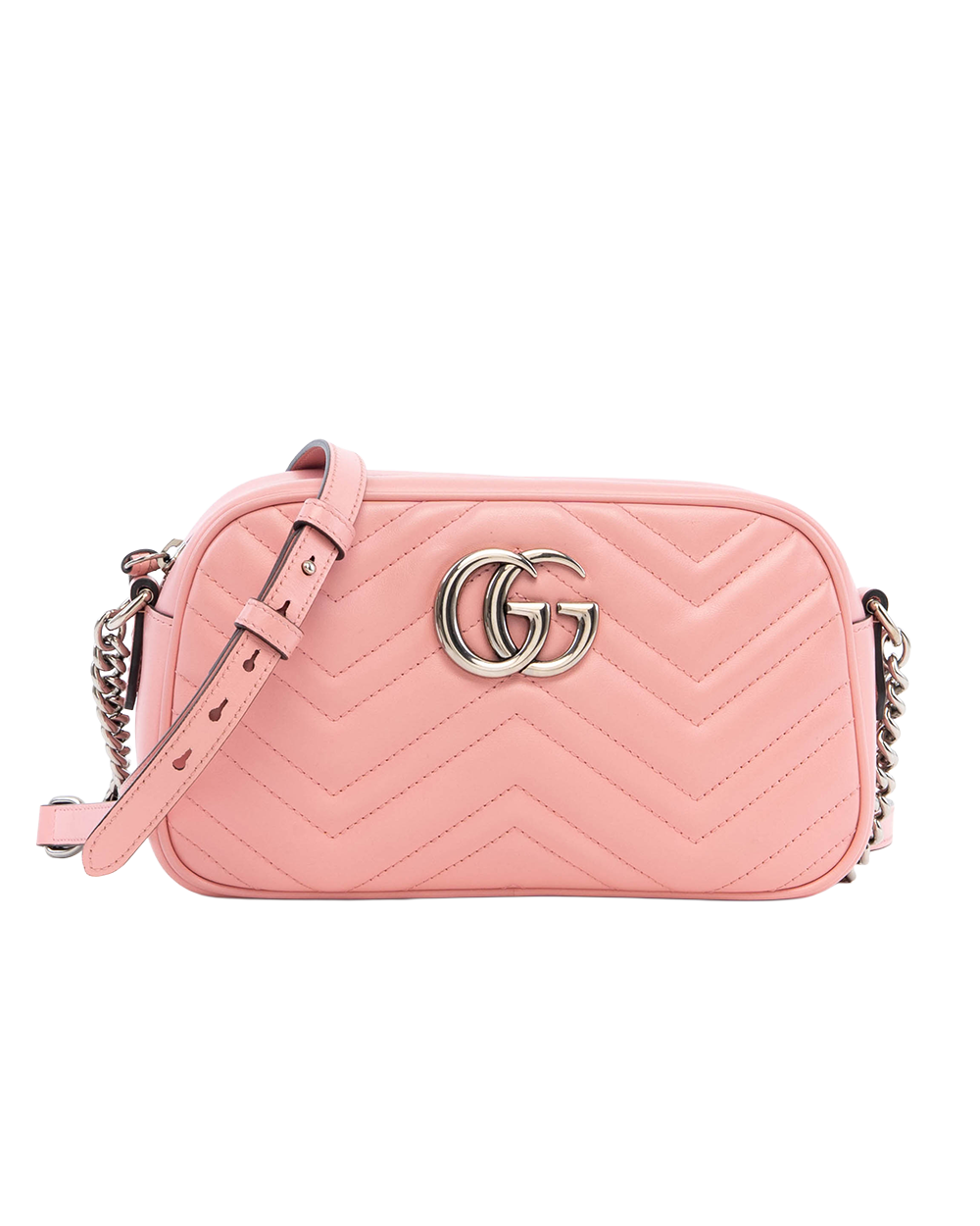 GUCCI CAMERA MARMONT 24 PINK CALF SHW 447632 520981 3214