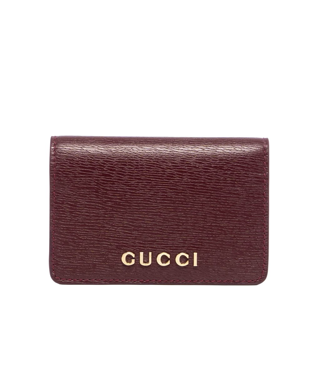 GUCCI CARD HOLDER SHORT RED CANVAS GHW 790101 2184 01551