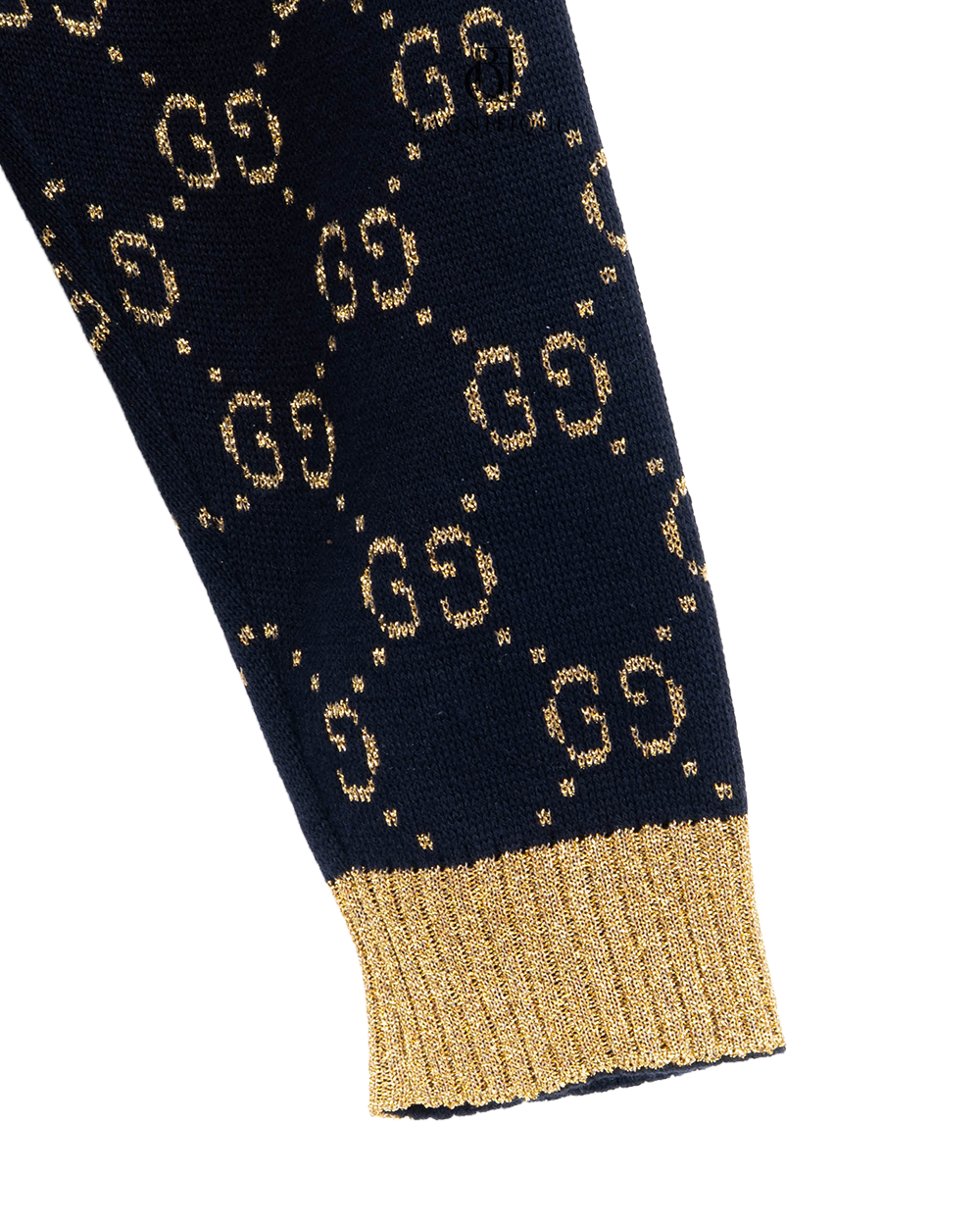 GUCCI CARDIGAN XS BLUE NAVY GG MONOGRAM 00275