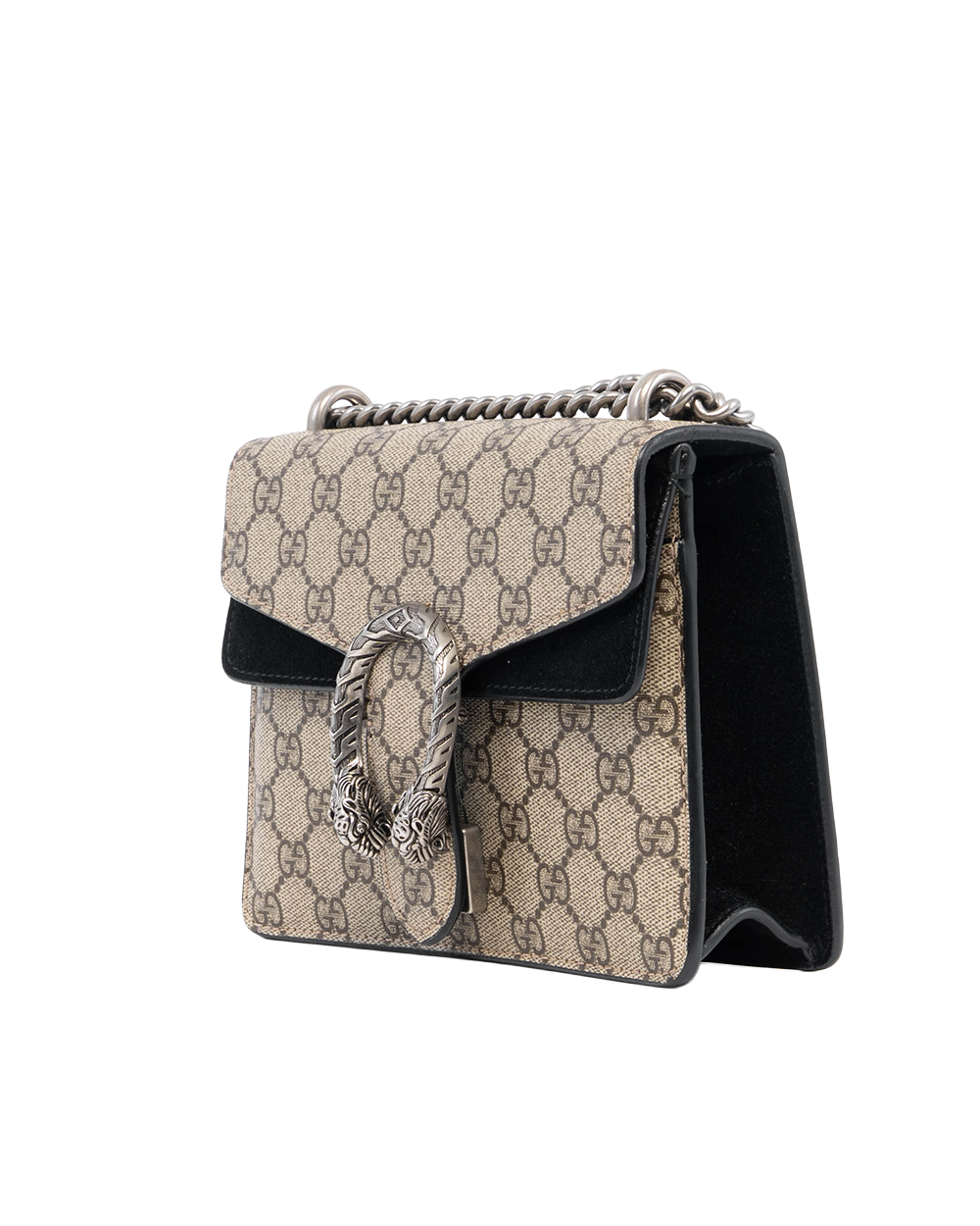 GUCCI DIONYSUS MINI BROWN BLACK GG MONOGRAM CANVAS RSHW 421970 493075 00129