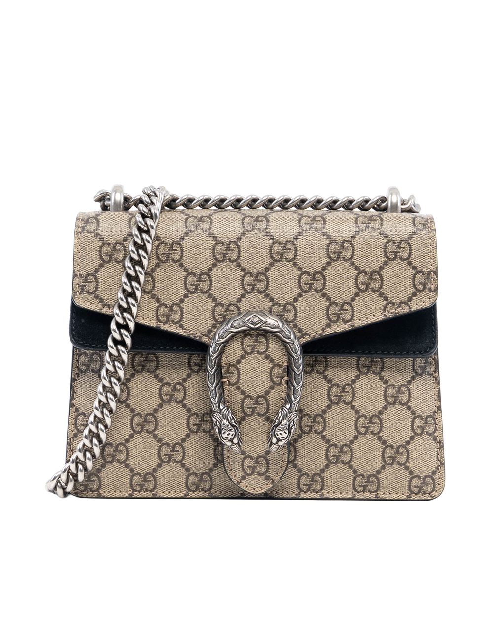 GUCCI DIONYSUS MINI BROWN BLACK GG MONOGRAM CANVAS RSHW 08503