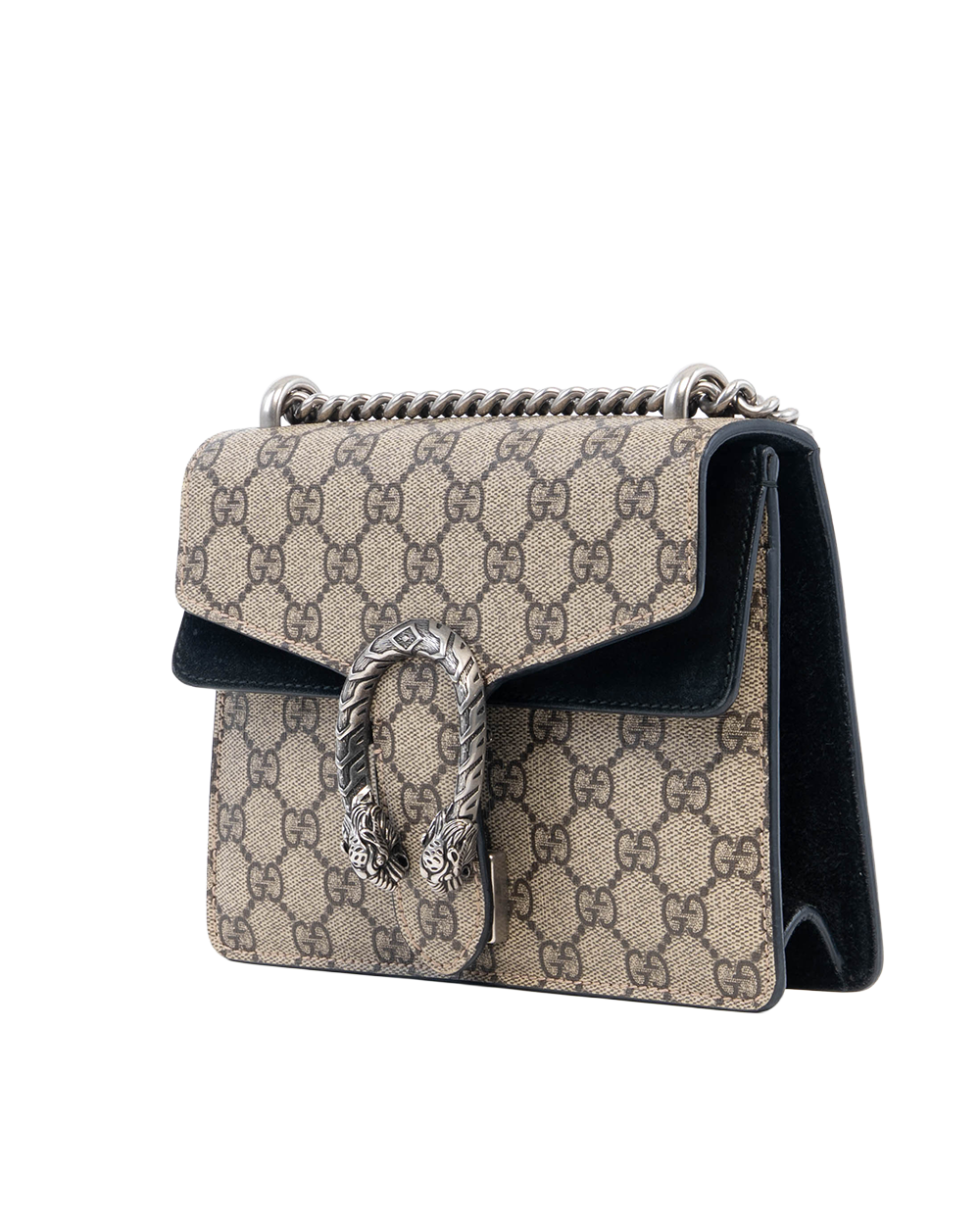 GUCCI DIONYSUS MINI BROWN BLACK GG MONOGRAM CANVAS RSHW 08505
