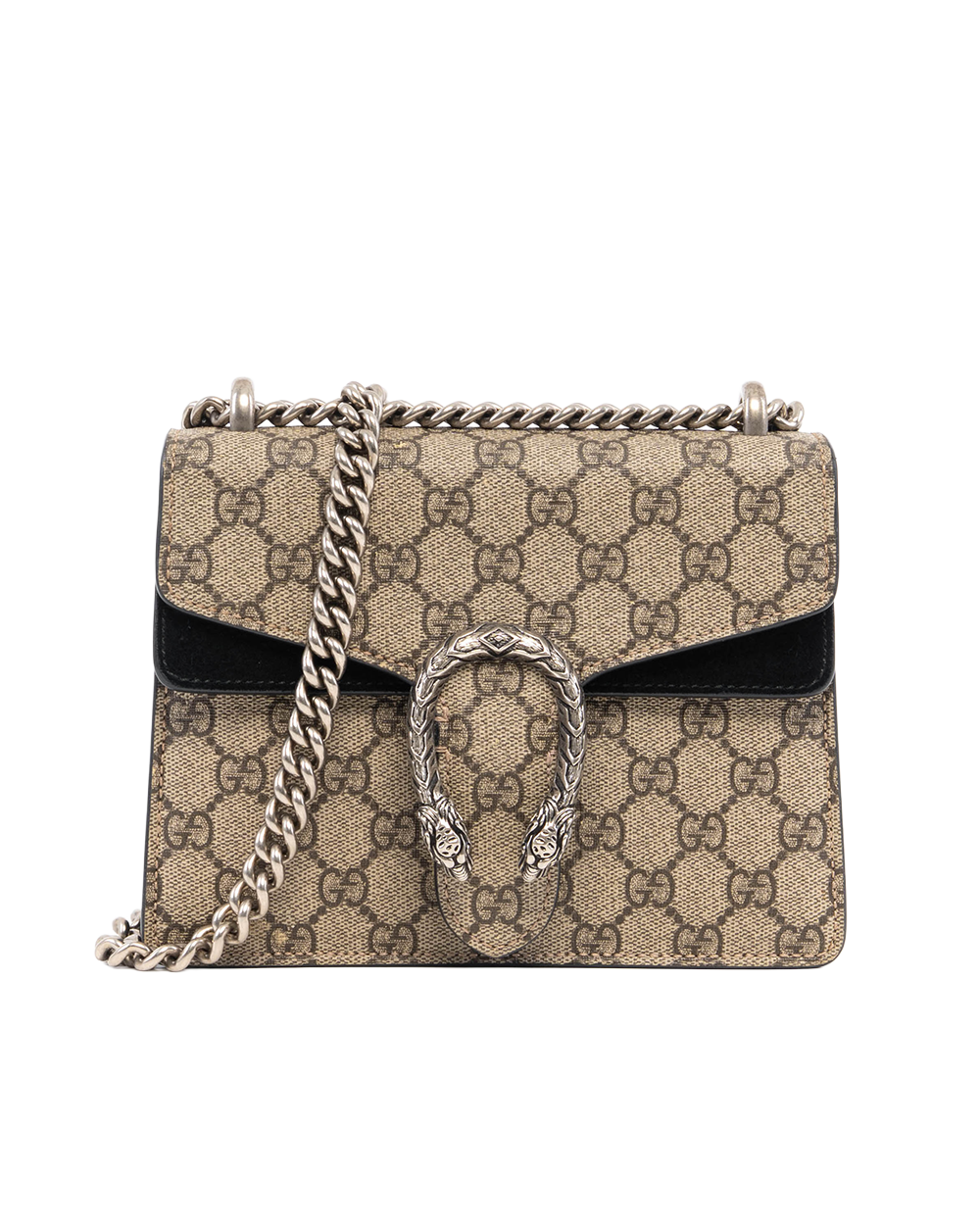 GUCCI DIONYSUS MINI BROWN BLACK GG MONOGRAM CANVAS RSHW 2970