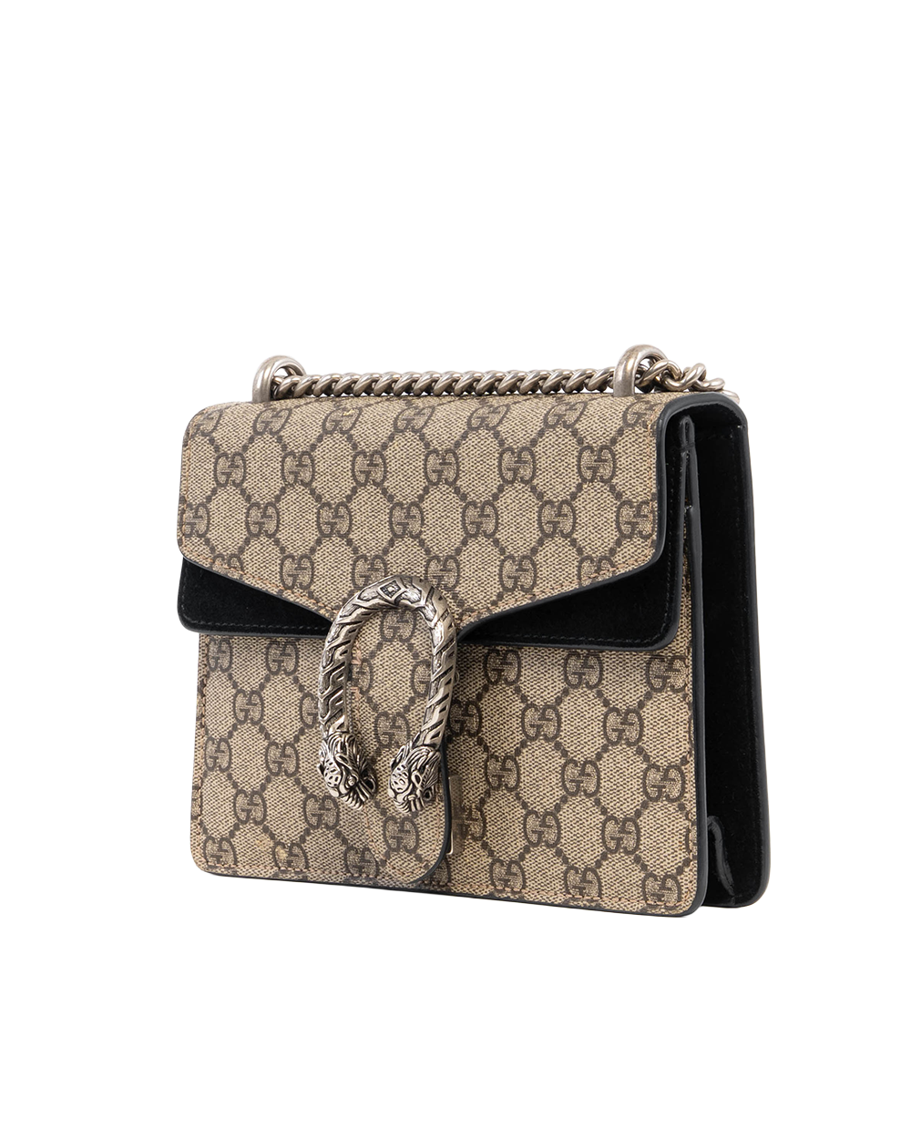 GUCCI DIONYSUS MINI BROWN BLACK GG MONOGRAM CANVAS RSHW 2972