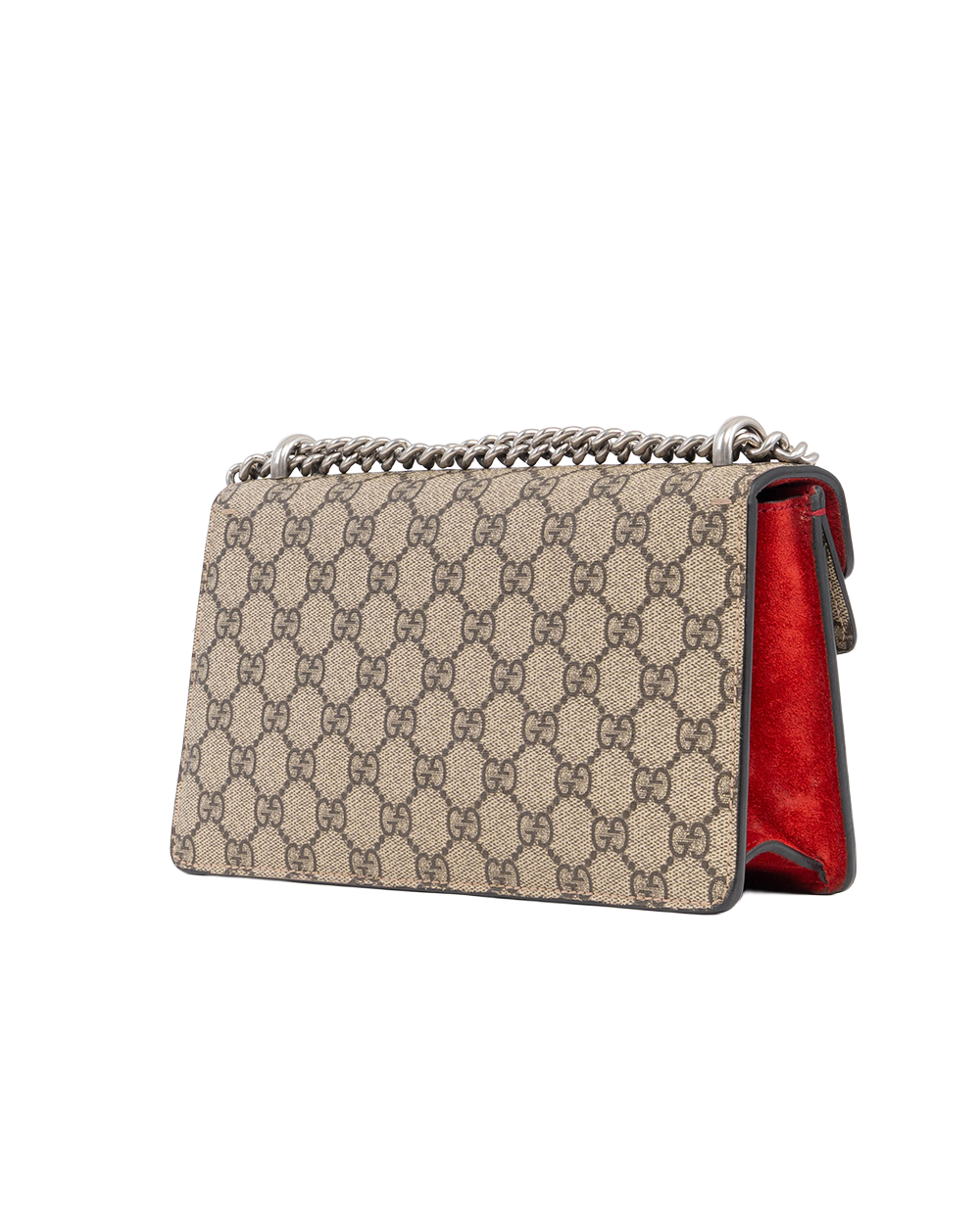GUCCI DIONYSUS NEW SMALL BROWN RED GG MONOGRAM CANVAS RSHW 499623 204991 3032