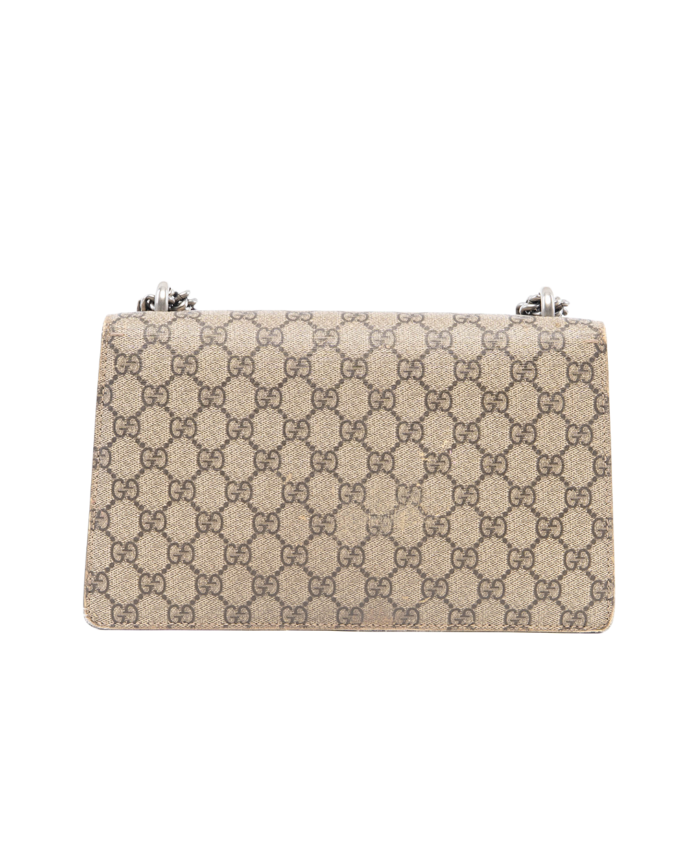 GUCCI DIONYSUS SMALL BROWN BLACK GG MONOGRAM CANVAS RHW 400249 520981 0478