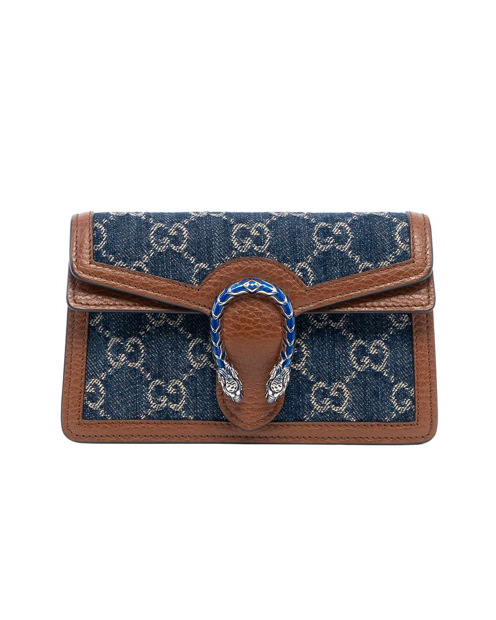 GUCCI DIONYSUS SUPER MINI BLUE DENIM CALF RSHW 476432 2062 3000