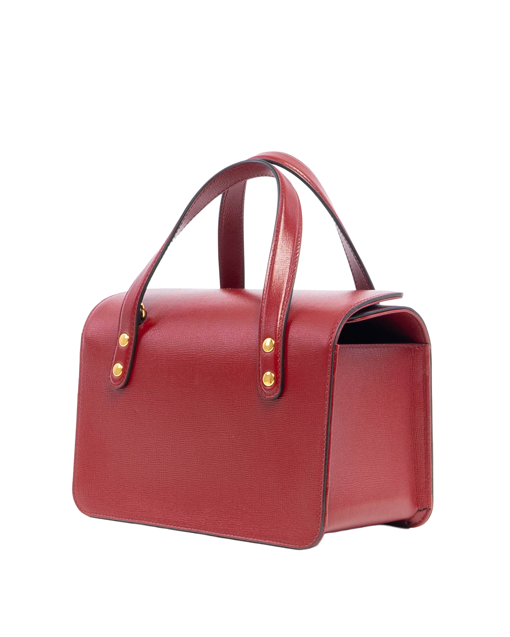 GUCCI FOLDOVER TOP HANDLE HORSEBIT 1955 RED CALF GHW 645458 486628 0322