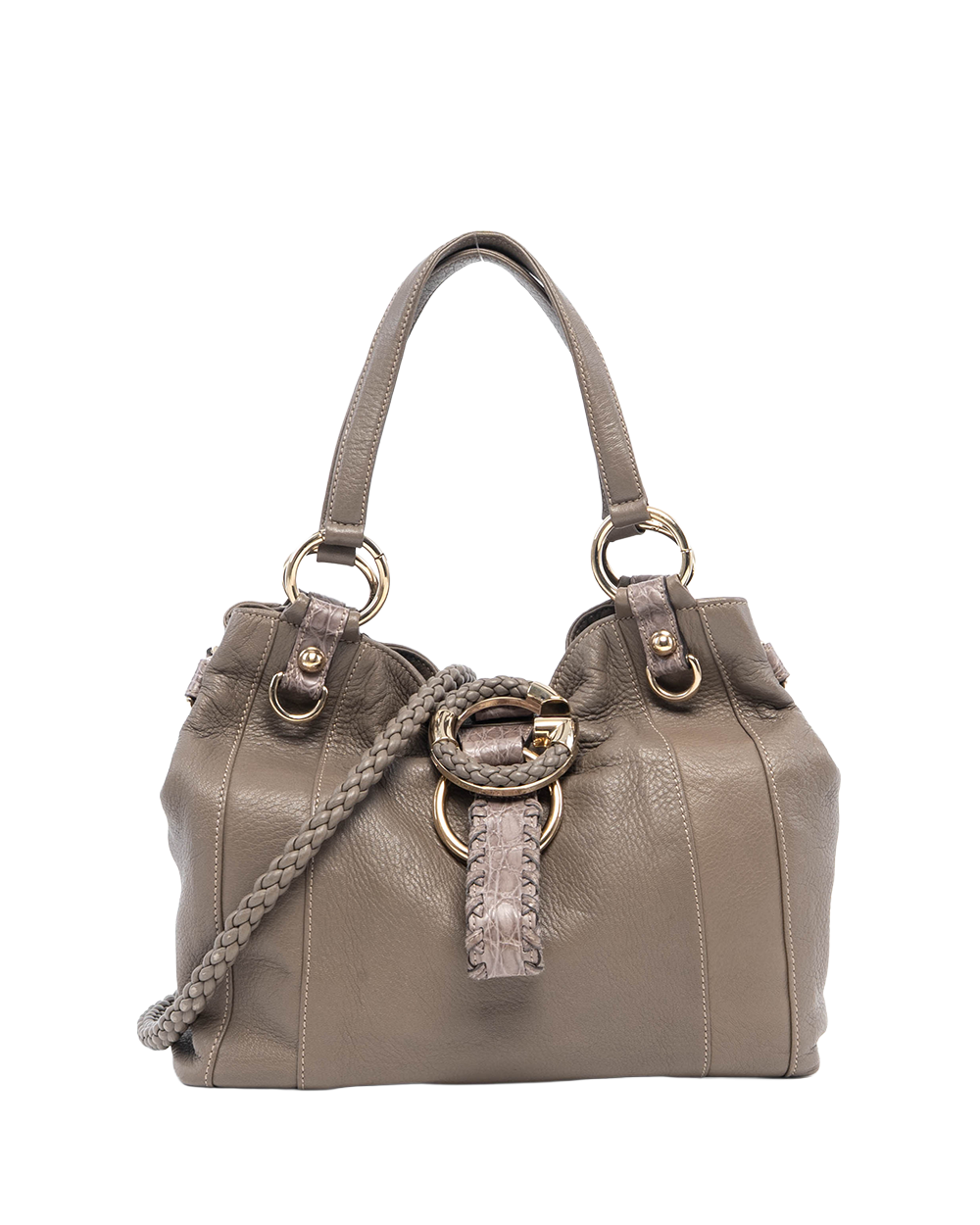 GUCCI G WAVE HOBO GREY CALF GHW 232960 000926 03324