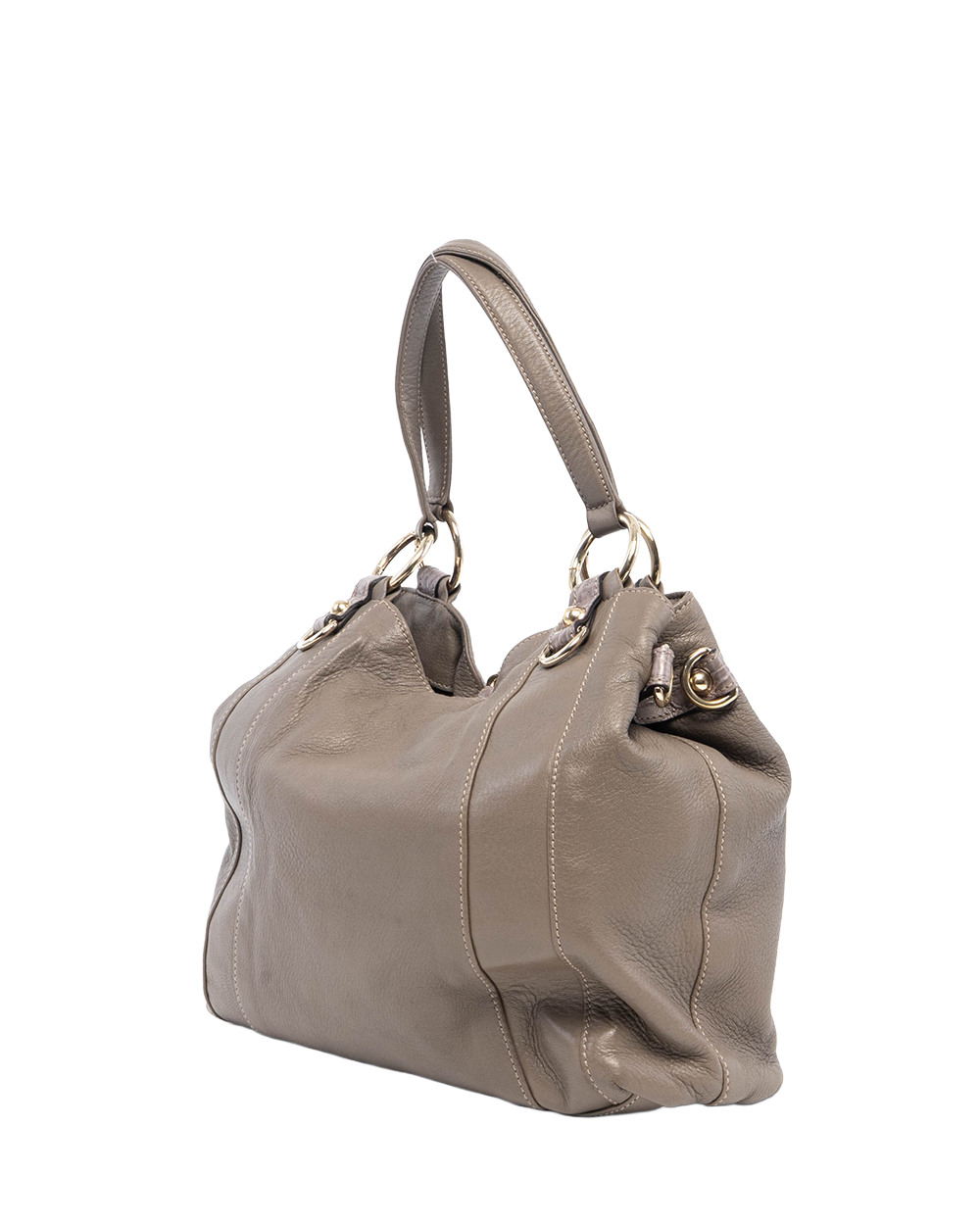 GUCCI G WAVE HOBO GREY CALF GHW 232960 000926 03327