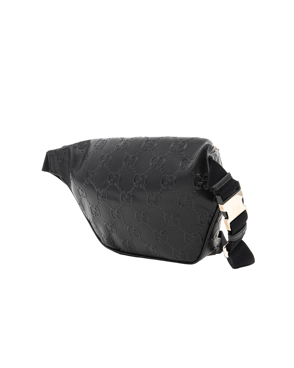 GUCCI GG JUMBO BELT BAG BLACK CALF SHW 645093 525040 09590