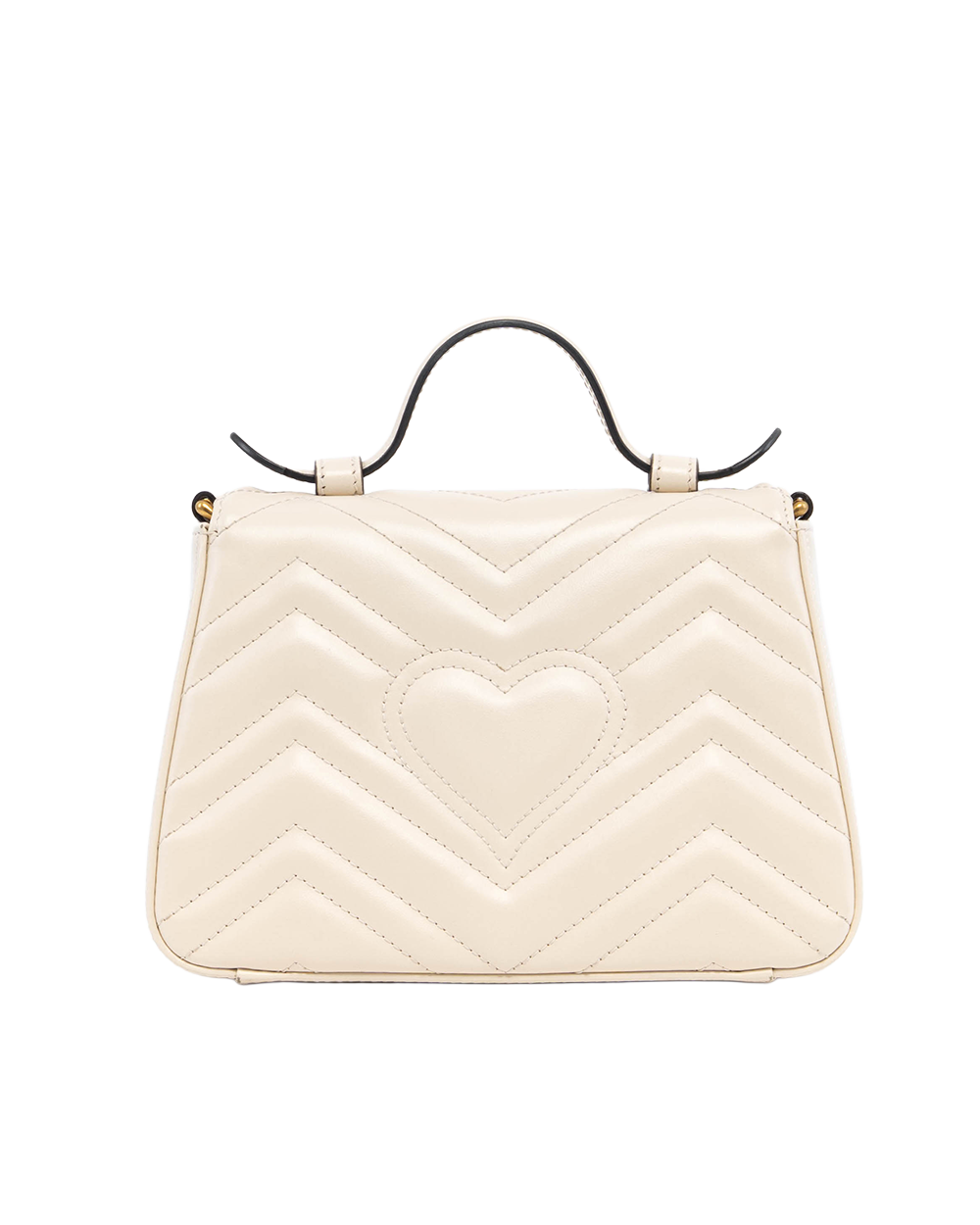 GUCCI GG MARMONT TOP HANDLE SMALL CALF WHITE GHW 547260 486628 00148